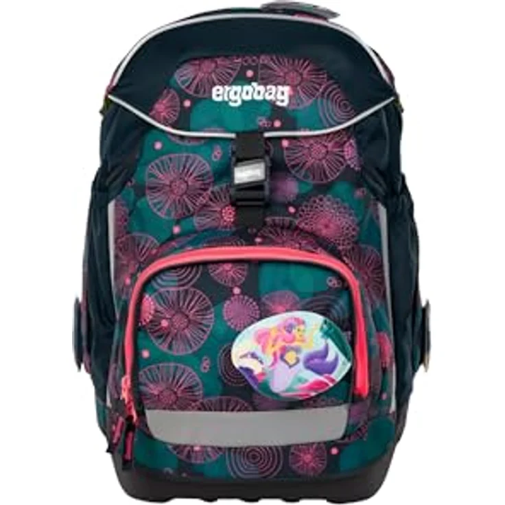 ergobag pack Set, ergonomischer Schulrucksack 6-teilig, flexibel, für 1. Klasse, wasserdicht, kinderleichte Ordnung, individuelle Gestaltung, für Jungen und Mädchen – Bild 2