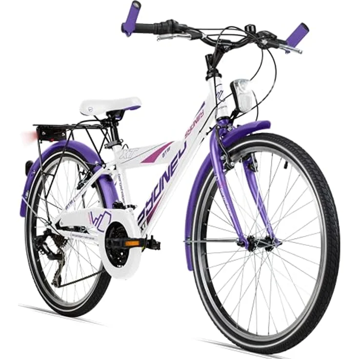 Bergsteiger Sydney 24 Zoll Kinderfahrrad, StVZO, 6 Gang-Schaltung, Jungen-Fahrrad mit Dynamo-Licht, geeignet für 6-9 Jahre, für Körpergröße 135-155 cm – Bild 1