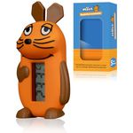 Bresser DieMaus Badethermometer digital, wasserdicht, BPA-frei, präzise Messung 30-50 °C mit Warnsymboldisplay