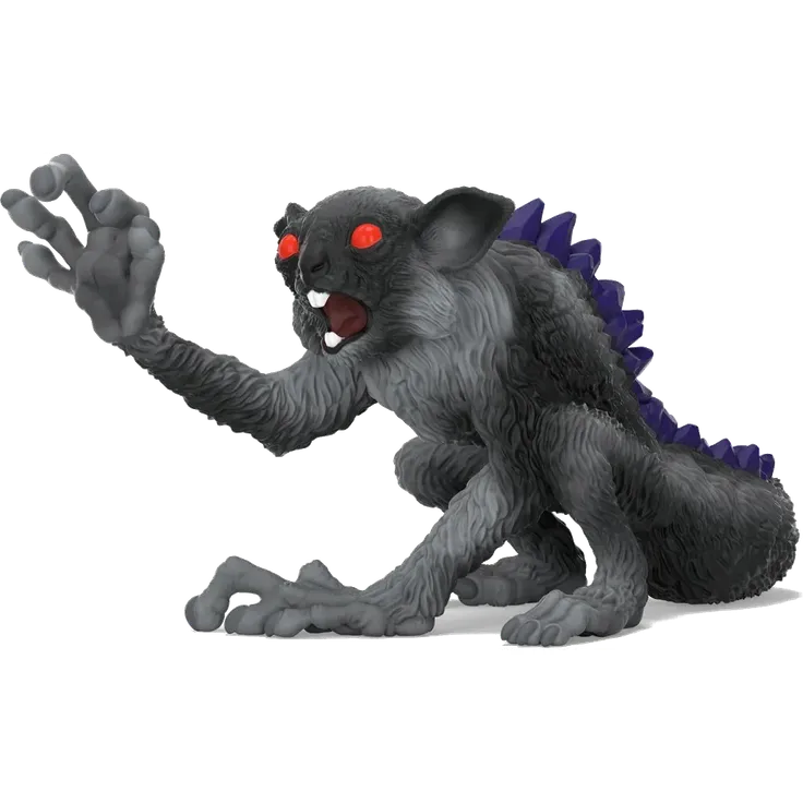 Schleich Schatten Lemur (70855) Eldrador Creatures, detailreiches Spielzeug mit tiefschwarzem Fell, perfekt für Abenteuer in der Schattenwelt