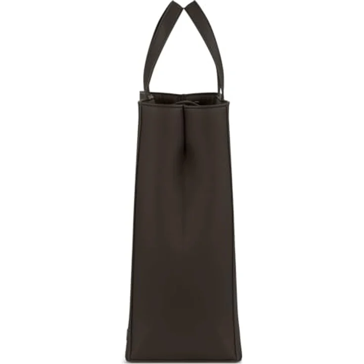 ABC Design Tote Bag Daily, vegane Leder Tragetasche in Dunkelbraun mit drei großen Staufächern und verstellbarem Schultergurt – Bild 3
