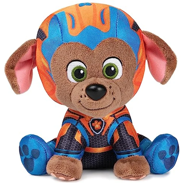 GUND PAW Patrol Der Mighty Kinofilm Zuma, 15 cm - original Plüschtier zum Kinofilm 2023, ideal zum Nachspielen der Kinoabenteuer und als Lieblingskuscheltier, Spielzeug für Kinder ab 1 Jahr – Bild 1