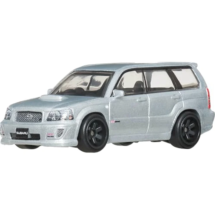 Hot Wheels Subaru Forester STI, Premium Car Culture Spielzeugauto 1:64 mit echten Real Riders Reifen, Druckguss Modell – Bild 2