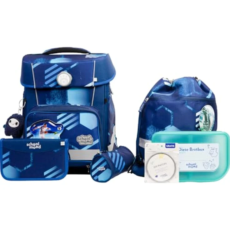 SCHOOL-MOOD® Schulranzen Champion Maxx Pro, Farbe Jonas, ergonomisch, mit viel Stauraum – Bild 1