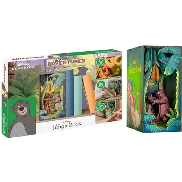 Revell Tiny Adventures - Disney Das Dschungelbuch, 3D-Puzzle in Premium-Qualität mit benutzerfreundlichem Handling und stilvollem Erscheinungsbild
