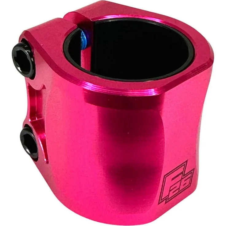 Fantic26 Twinlock Stunt-Scooter Double Clamp 32/35 Lenker Klemme, Leichte 106g Aluminium T6-Legierung, Schwarz