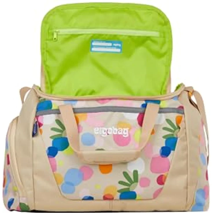ergobag Sporttasche Sportbag Flower PowBär, reflektierend, für DIN A4 geeignet – Bild 2