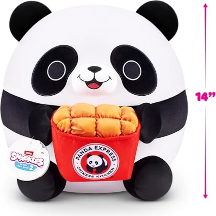 ZURU Snackles Serie 2, 35 cm Kuschelig-weiches Plüschspielzeug mit Snackmarken-Accessoire (Andy) für kreative Sammler – Bild 3