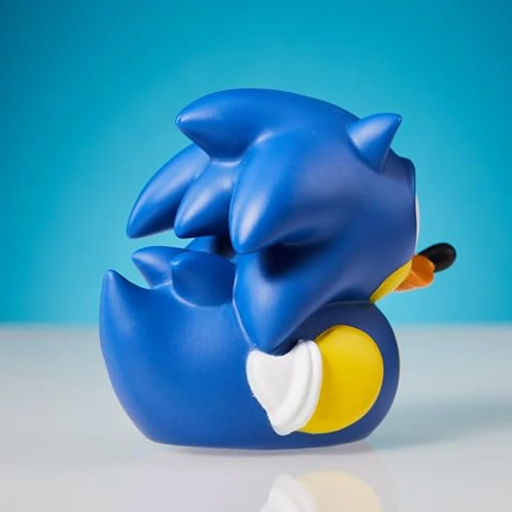 TUBBZ Mini Sonic The Hedgehog, Sammelbare Vinyl-Gummiente in Blau, ca. 5cm hoch, offiziell lizenziertes Sonic Merchandise – Bild 4