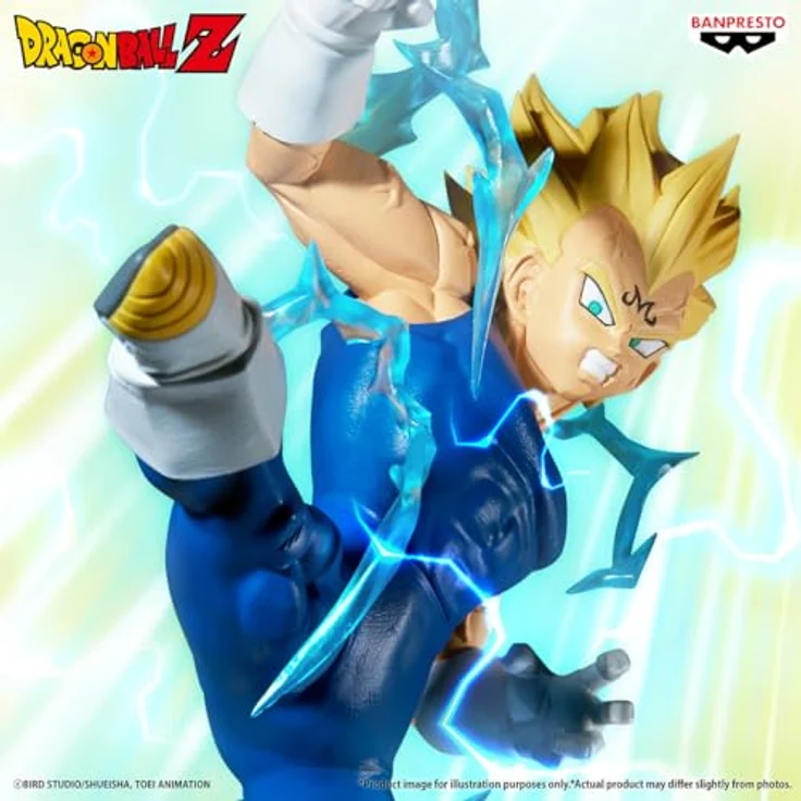 Banpresto Actionfigur Majin Vegeta (Vs Goku Super Saiyan 2), Sammelfigur, 15 cm, BP29755P, PVC, Mehrfarbig, lizenziert, mit Basisständer – Bild 5