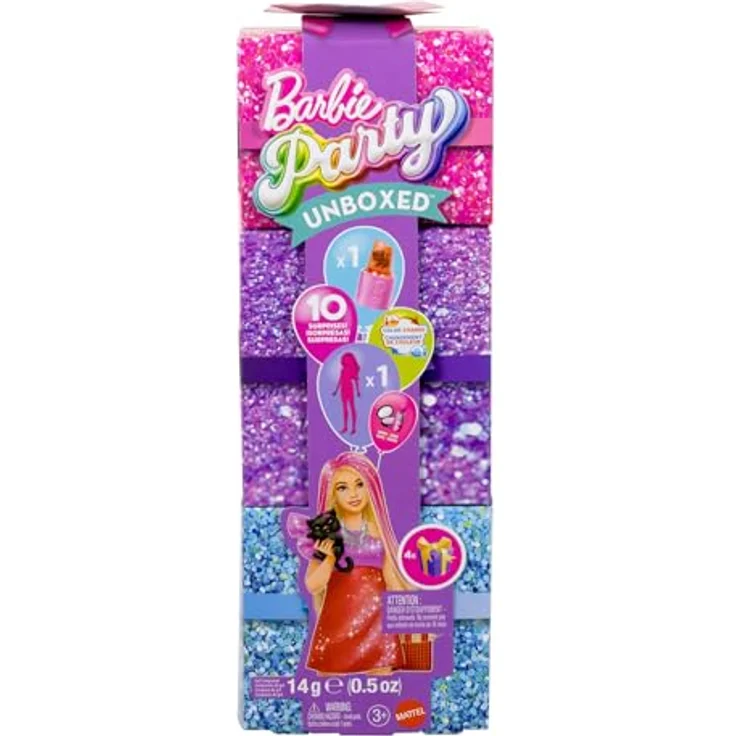 Mattel® Anziehpuppe Barbie Party Unboxed Glam Party Serie, rote Originalpuppe – Bild 6