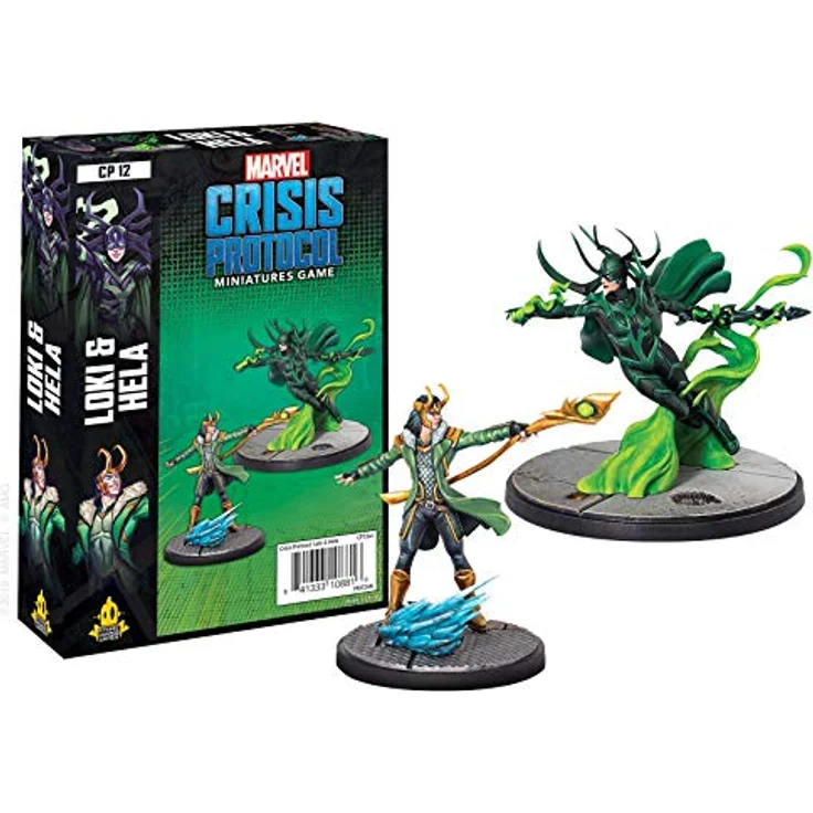 Atomic Mass Games Marvel Crisis Protocol: Loki und Hela - Brettspiel Erweiterung mit neuen Charakteren, Asgardische Helden – Bild 3