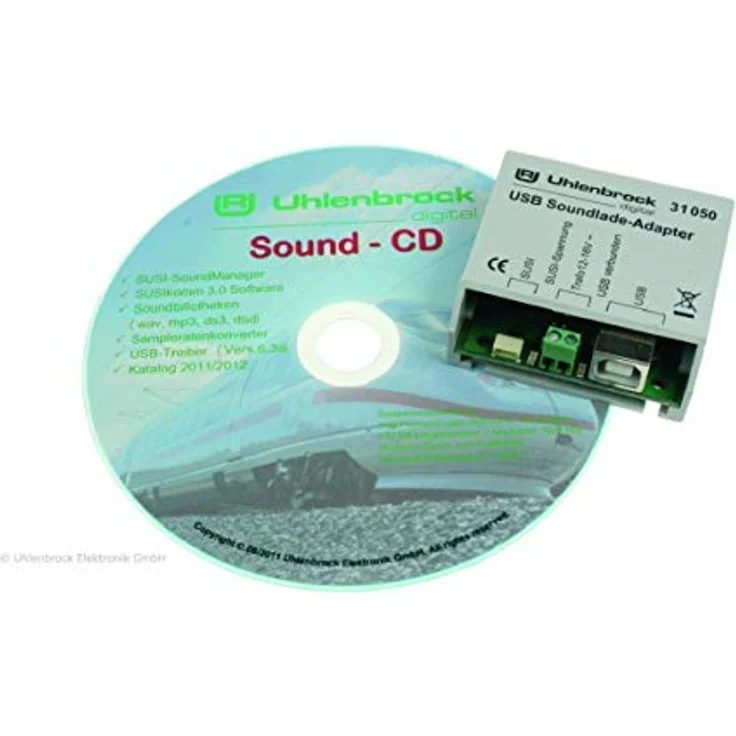 Uhlenbrock 31080 Intellisound-Ladeadapter Ergaenzung, Modellbau Zubehör, 1 Stück – Bild 1