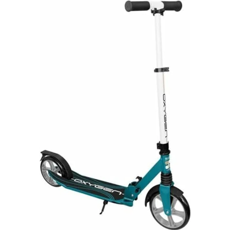 Skids Control Oxygen 2-Rad Kinderroller, Faltbar mit Fußbremse, Schwarz/Blaugrün aus Aluminium – Bild 5