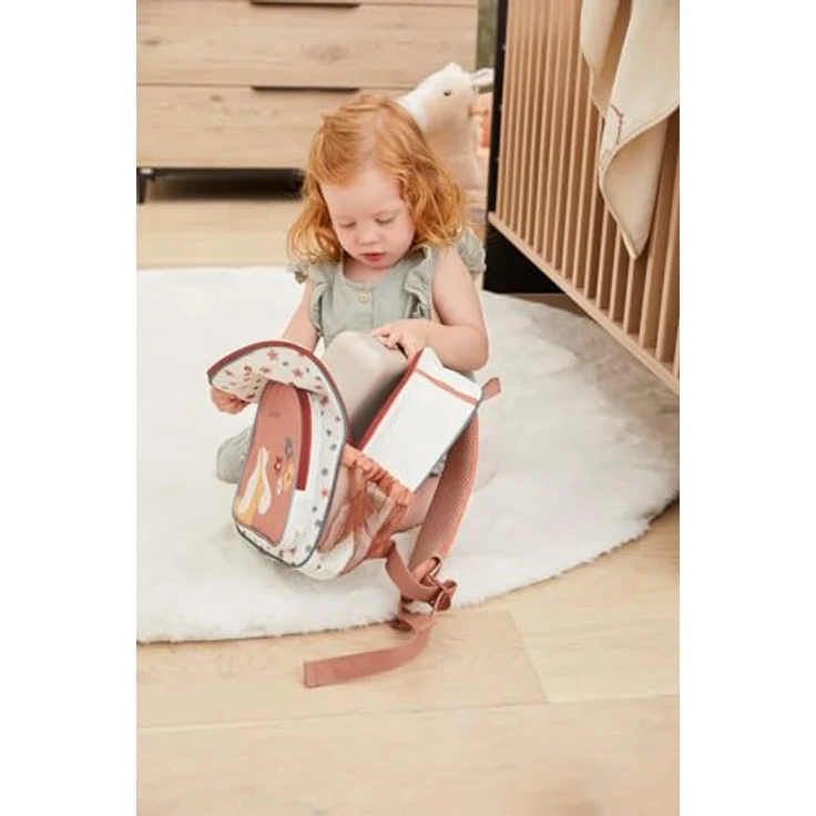 Sterntaler Rucksack Pferd Sunny, Kindergartentasche aus wasserabweisendem Polyester mit Kühlfunktion, beige – Bild 8