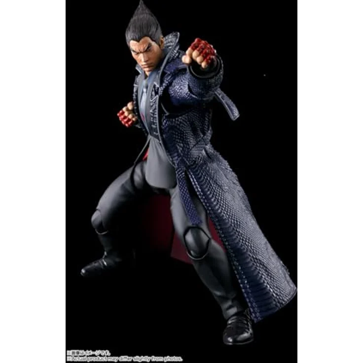 TAMASHII NATIONS S.H. Figuarts Kazuya Mishima, Tekken 8 Figurine 15 cm mit zwei Köpfen und mehreren Händen – Bild 4
