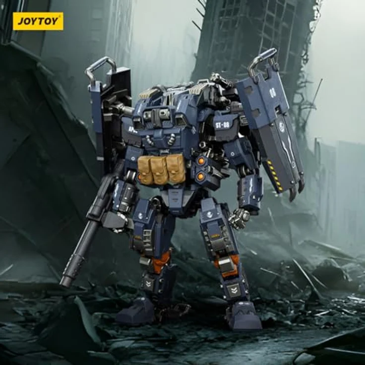 Joy Toy Dark Source Actionfigur APOC Series Storm Lucis Fire Support Type Mech, 16 cm, detailreich und beweglich mit Zubehör – Bild 6