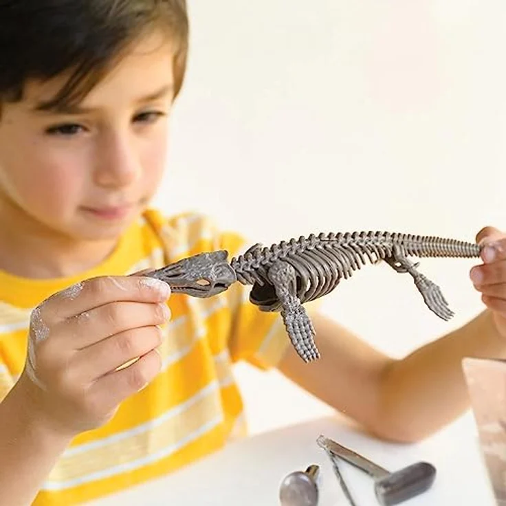 4M KidzLabs Dinosaurier Ausgrabung Mosasaurus, Experimentierkasten mit Hammer, Meißel und mehr für lehrreiche Paläontologie-Erfahrung – Bild 3