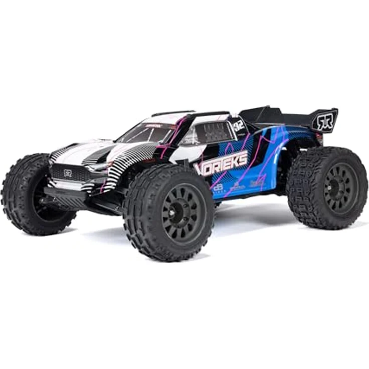ARRMA VORTEKS MEGA 550 2WD, Ferngesteuertes Auto, RC Auto 1/10, Stadium Truck, über 30 km/h, aufrüstbar, inkl. Zubehör, Blau – Bild 1