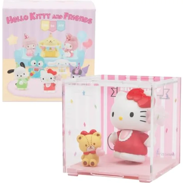 Hello Kitty Ode to Toy, Sammelfigur 6,5 cm mit Zubehör in transparenter Box, zufälliges Modell, für Kinder ab 3 Jahren, HKT36