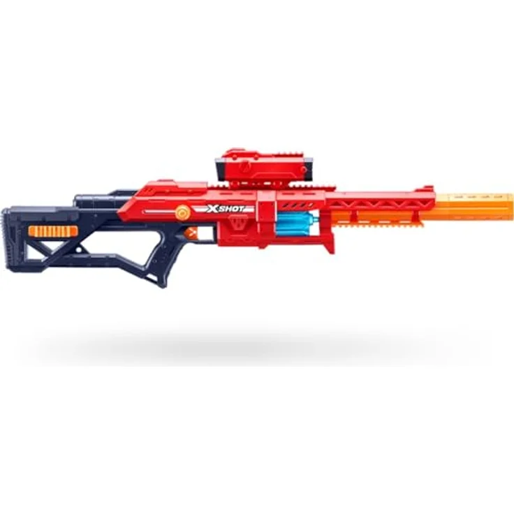 Zuru X-Shot Ranger X8 24 Dartgewehr, Blaster mit 27 m Reichweite, 8 Darts in Sekundenschnelle, 24 Dartpfeile mit Air Pocket-Technologie – Bild 4