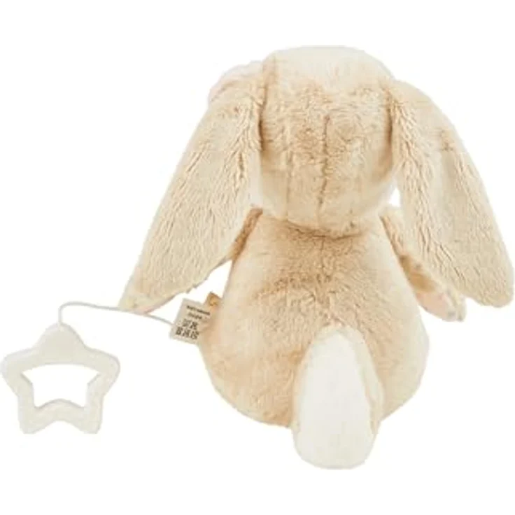 Sterntaler Spieluhr M Hase Hanni, Baby Kuscheltier mit herausnehmbarem Spielwerk und Musik "La Le Lu", waschbar, hellbraun – Bild 2