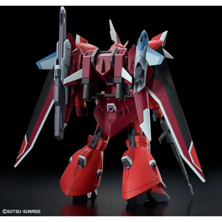Bandai Action Figur GELGOOG MENACE (LUNAMARIA HAWKE CUSTOM), bewegliche Bausatzfigur mit Seed Action System und Beam Naginata – Bild 4