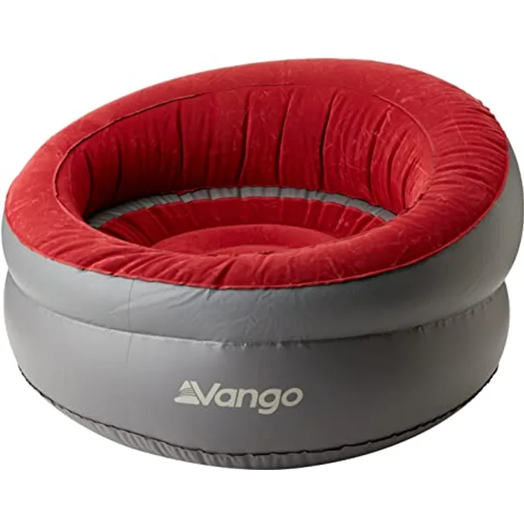 Vango Donut Aufblasbare Stühle, Polyvinylchlorid, Karminrot, Einheitsgröße