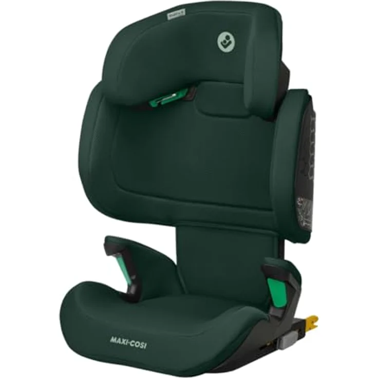 Maxi-Cosi RodiFix R i-Size, Sitzerhöhung mit hohem Rücken, ISOFIX-Kindersitz, G-CELL Seitenaufprallschutz, ClimaFlow, Authentic Green – Bild 1