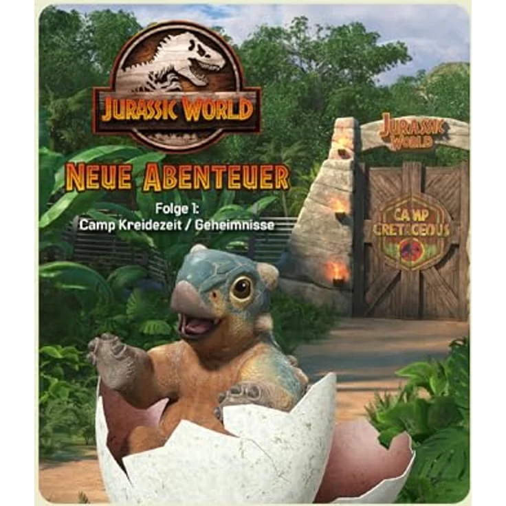 tonies Hörspielfigur Jurassic World - Folge 1: Camp Kreidezeit / Geheimnisse, spannende Dinosaurier-Abenteuer – Bild 5