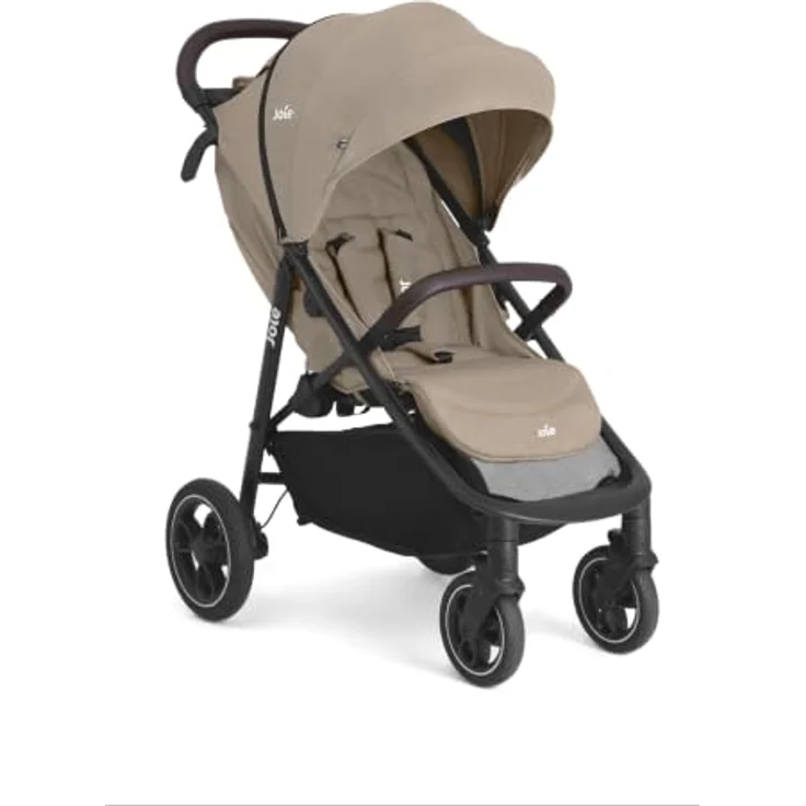 Joie Litetrax Pro Buggy, kompakter Sportwagen mit pannensicheren Schaumstoffreifen und Flex-Komfort-Federung, Toffee – Bild 1