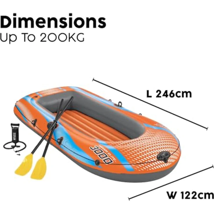 Bestway, Schlauchboot, (246 cm, 3 Pers.) – Bild 3