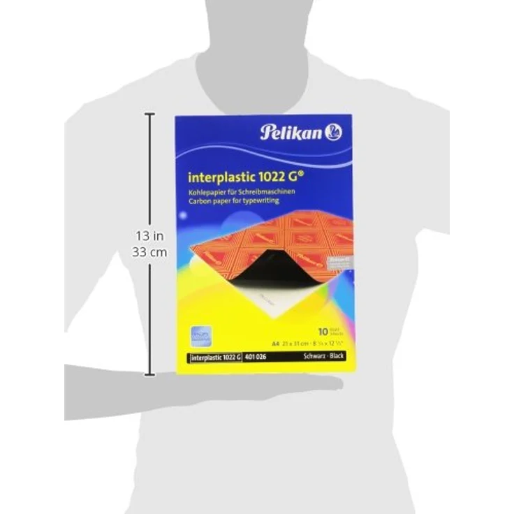 Kohlepapier Interplastic 1022G DINA4/10Blatt schwarz – Bild 2