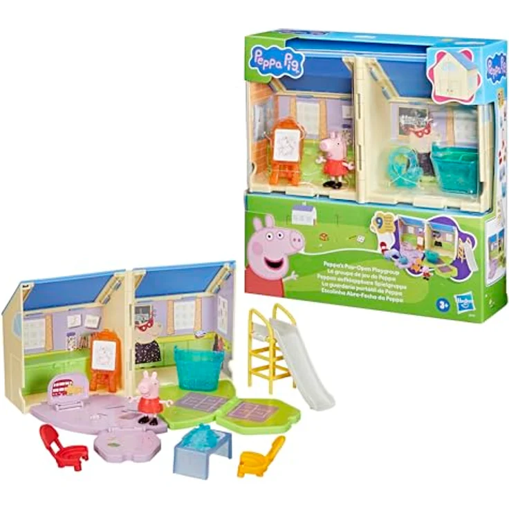 Hasbro PEP Peppas aufklappbare Spielgruppe, Spielset mit Peppa Figur und 7 Accessoires, kreativ für Kinder ab 3 Jahren – Bild 13