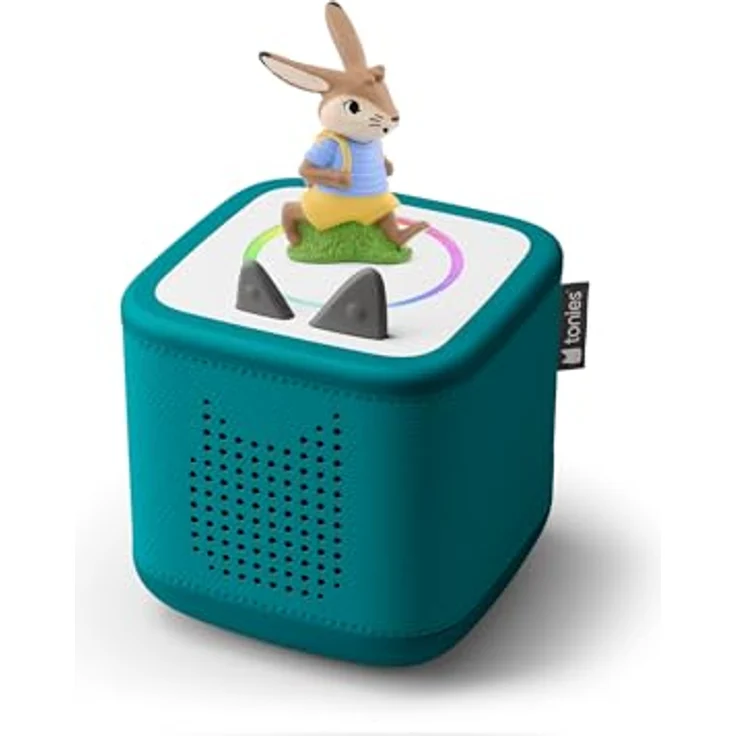 tonies Toniebox 2 Bundle, Audioplayer für Kinder, inkl. Die Neue Häschenschule - Ostern, Meeresgrün, mit Sleep-Timer und WLAN-Funktion – Bild 1