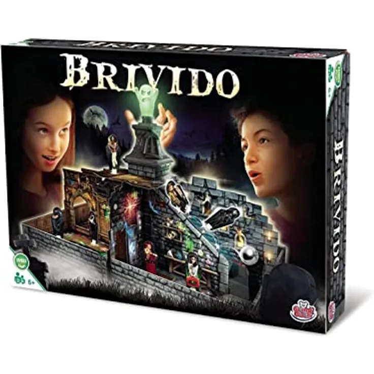 Giochi Preziosi GHT01000 Brettspiel Reisen/Abenteuer, 3D Burg mit Fallen und Geheimgängen, spannendes Partyspiel