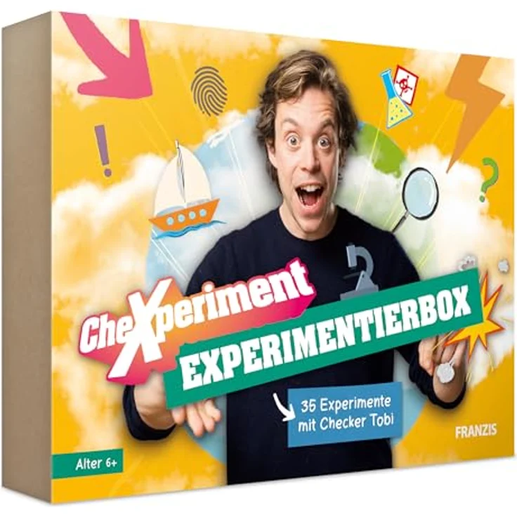 Franzis CheXperiment Experimentierbox, Experimentierkasten für spannende Chemie-Experimente – Bild 2