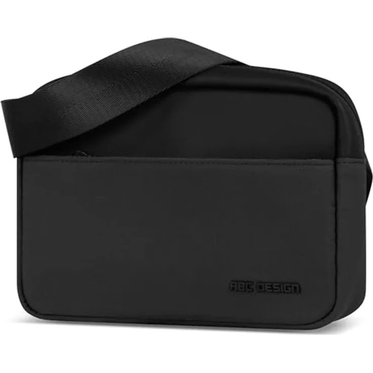 ABC Design Hip Bag Umhängetasche, stilvolles Design mit pfiffigen Fächern, Coal