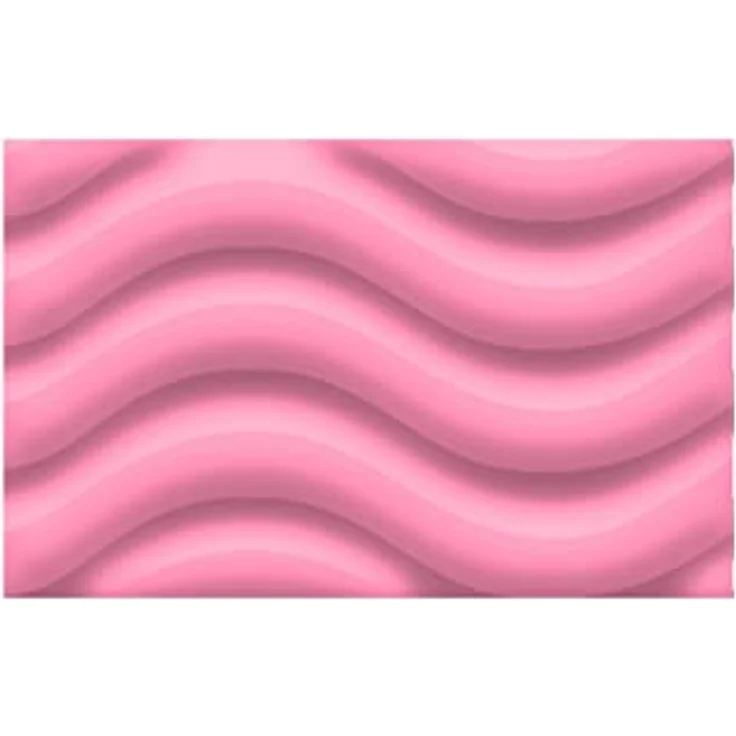 itenga Schultüten Rohling 68cm aus Bastelwellpappe, 6-eckig, 3D-Colorwellpappe (rosa) – Bild 2