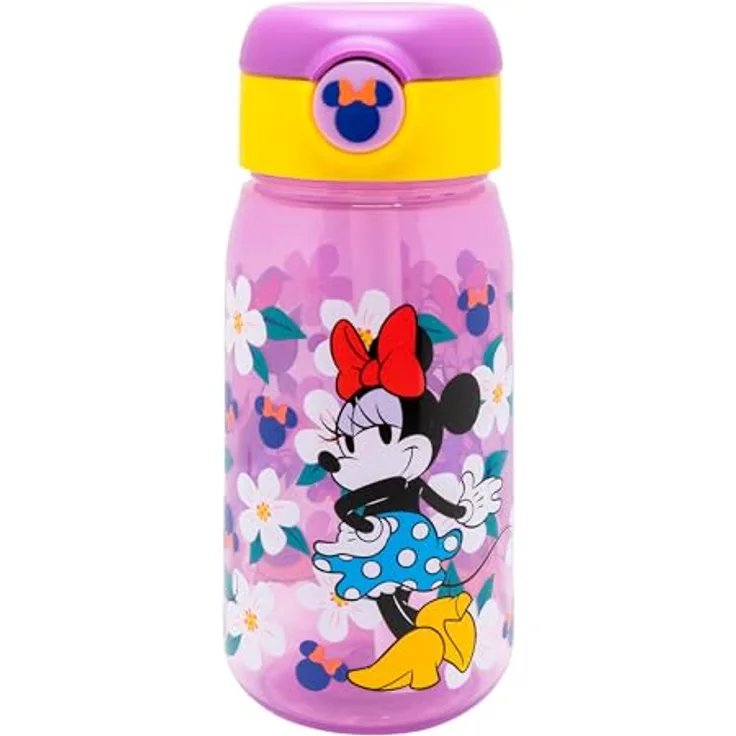 Stor Wiederverwendbare Flasche Active 510 ml, BPA-frei mit MINNIE SUNSHINE Design, offizielle Lizenzversion
