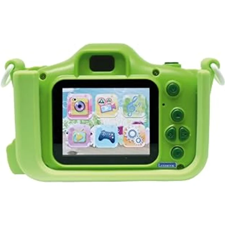 Lexibook DJ078DINO, 4-in-1 Kinderkamera im Dinosaurier-Design, mit variabler Bildauflösung bis 40M, Schutzgehäuse & MP3-Funktion, grün – Bild 2