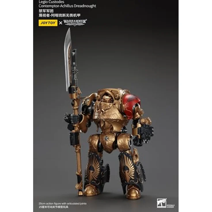 Joy Toy Warhammer The Horus Heresy Legio Custodes Contemptor-Achillus Dreadnought, 25 cm Actionfigur mit Zubehör – Bild 5