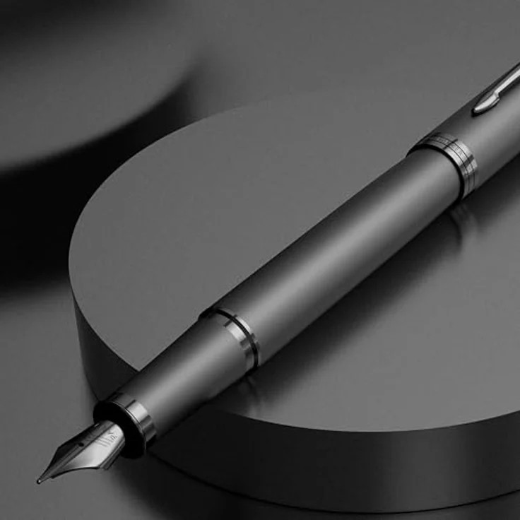 Parker Pen IM Monochrome, Kugelschreiber mit vollmetallischem Körper, schwarz und bronze – Bild 6