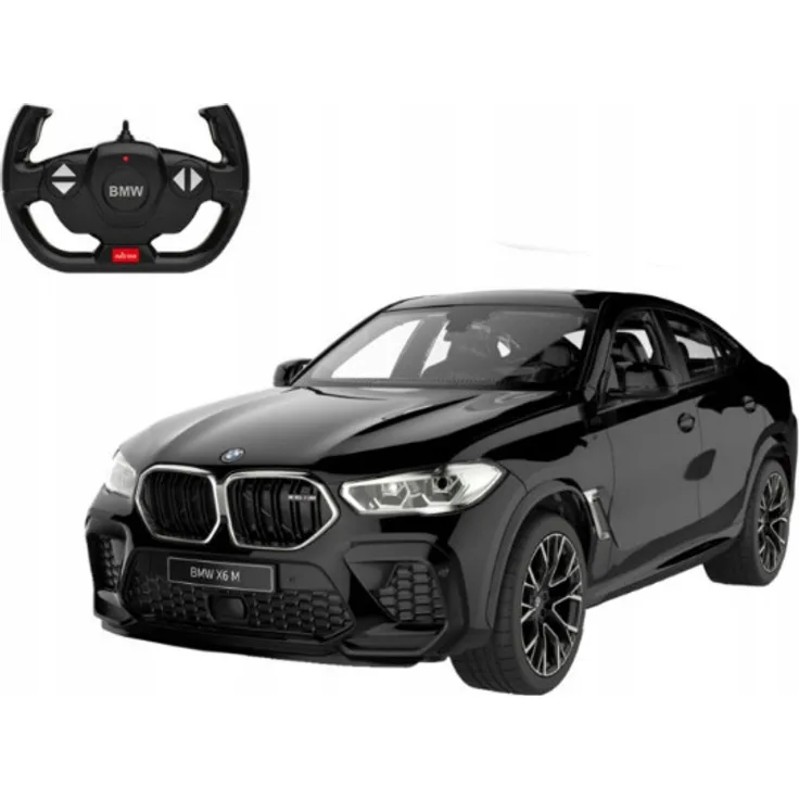 COIL BMW X6 M R/C, Ferngesteuertes Kinderauto im Maßstab 1:14, 2.4GHZ, 8km/h, Schwarz, für Kinder ab 3 Jahren