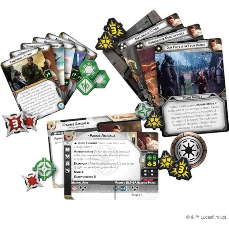 Atomic Mass Games, Star Wars Legion: Galactic Republic Expansions: Padme Amidala Operative, Unit Expansion, Miniatures Game, Ages 14+, 2 Players, 90 Minutes Playing Time – Bild 5