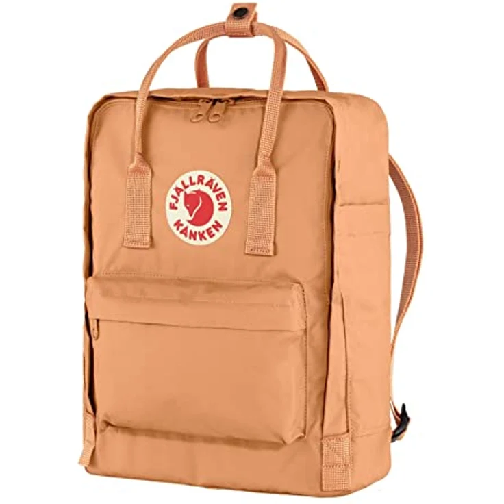 Fjällräven Kanken Tagesrucksack, robuster Wanderrucksack mit 16 L Volumen, Farbe Frost Green – Bild 1