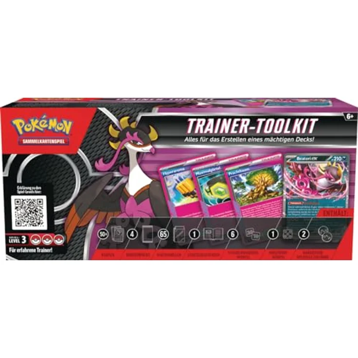 Pokémon Trainer-Toolkit, Sammelkartenspiel mit über 50 nützlichen Karten, 4 Boosterpacks und Zubehör – Bild 2