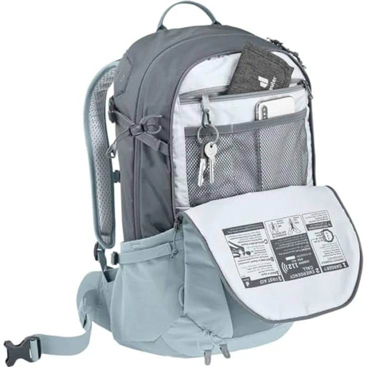 deuter Wanderrucksack FUTURA 21 SL, leichter Damenrucksack mit Aircomfort Rückensystem und elastischer Fronttasche – Bild 6