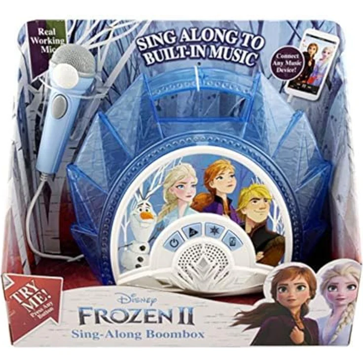 Disney Eiskönigin 2 / Frozen 2 Karaoke Maschine mit Mikrofon für Kinder - eKids FR-115V2 – Bild 8