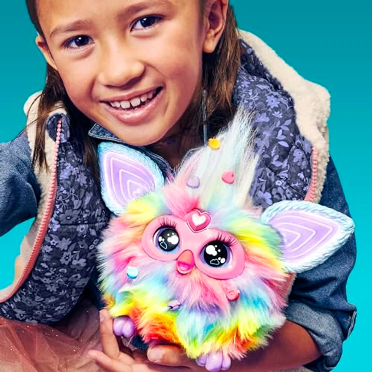 Hasbro Plüschfigur Furby, Farbmix, interaktives elektronisches Spielzeug mit über 600 Sätzen und 5 Spielmodi – Bild 9